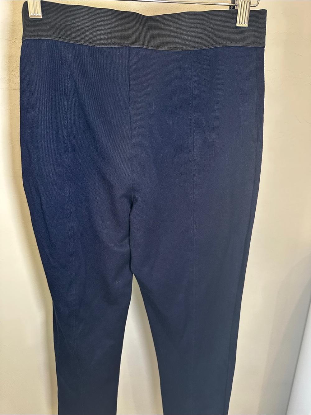 Talbots Navy Pull-On Slim Leg Pants - Picture 3 of 4